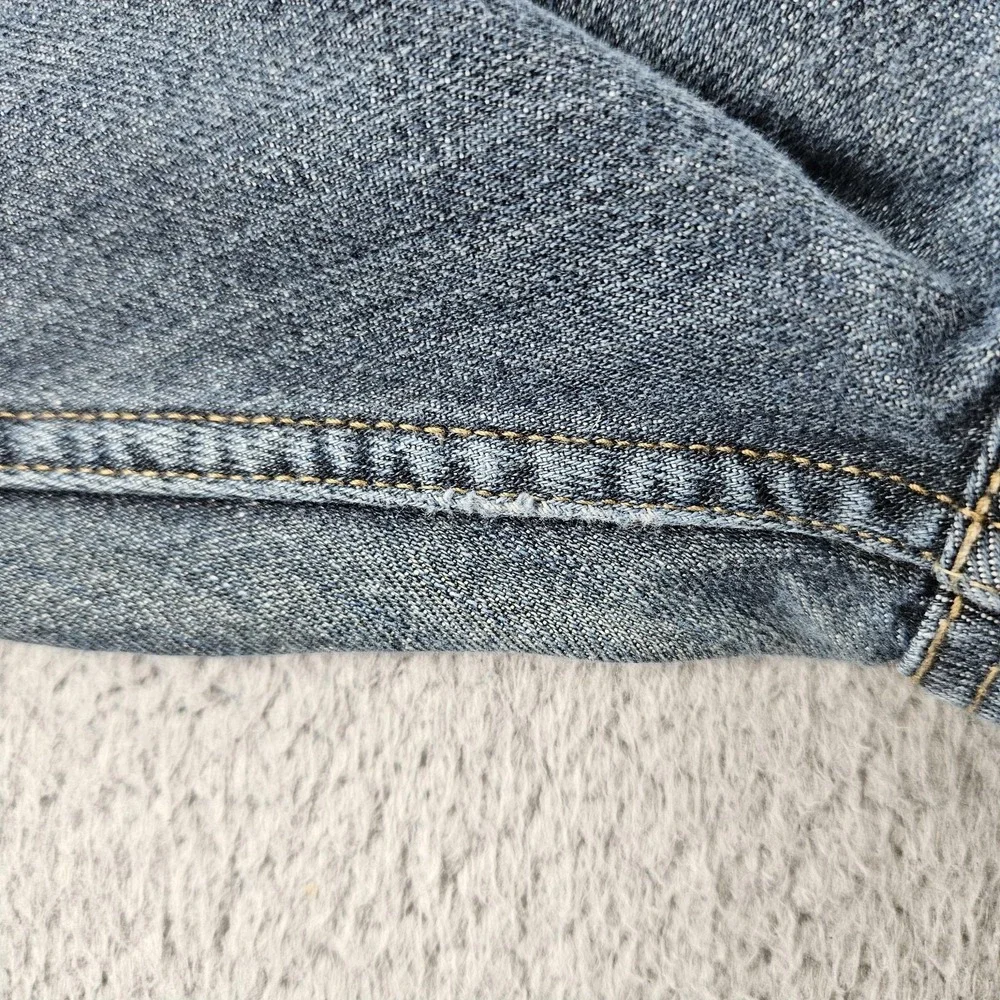 Levis Jeans Mens‎ 34x34 Blue 514 Straight Leg Medium Wash Zip Fly Denim Classic